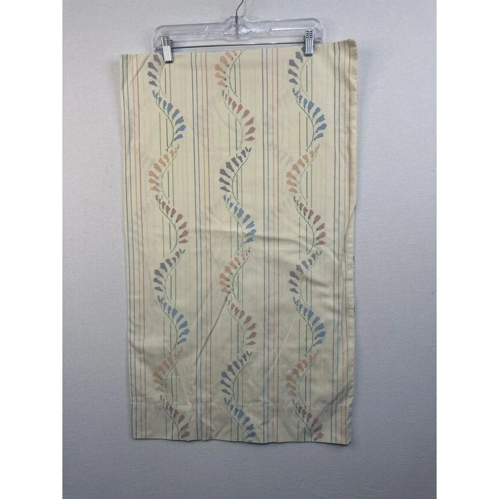 Vintage Dan River No Iron‎ Percale Queen Size Pillow Cases Set Of 2 Floral USA